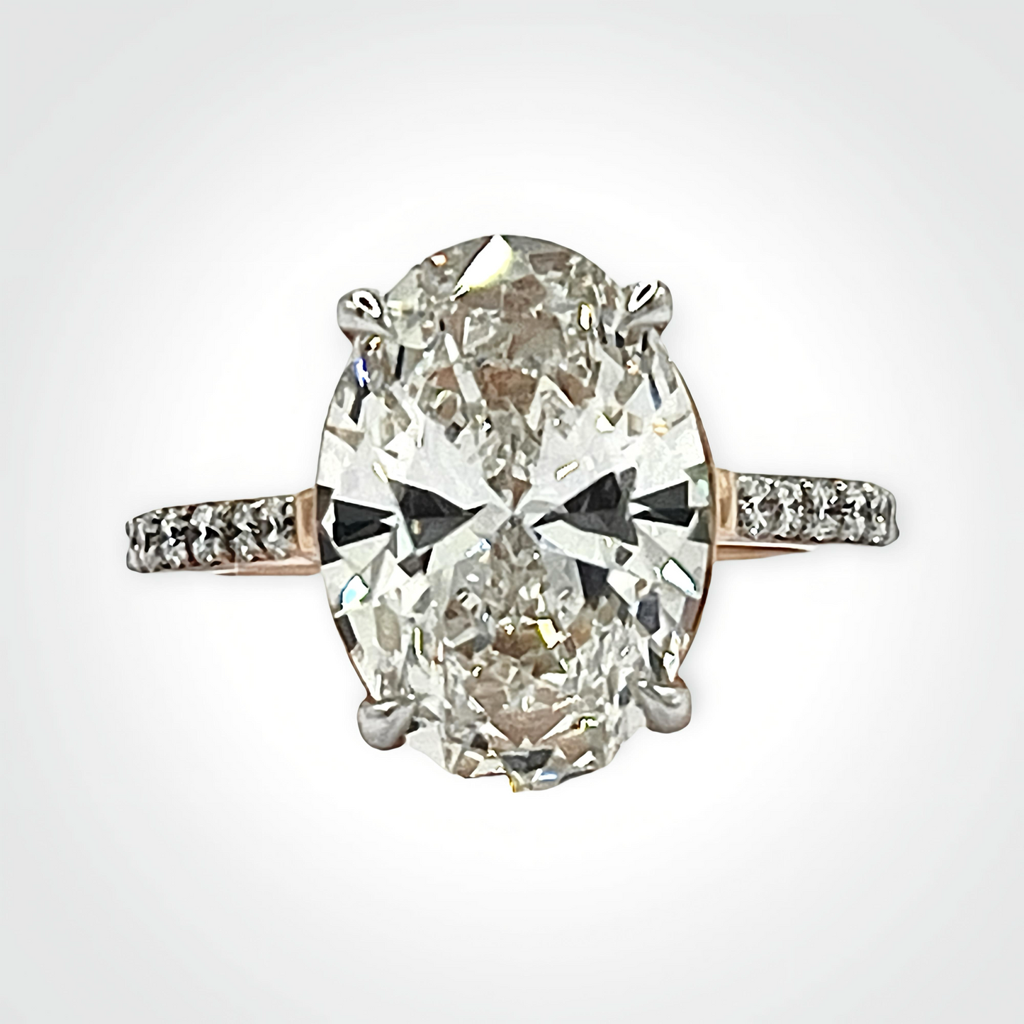Verlobungsring Oval Roségold