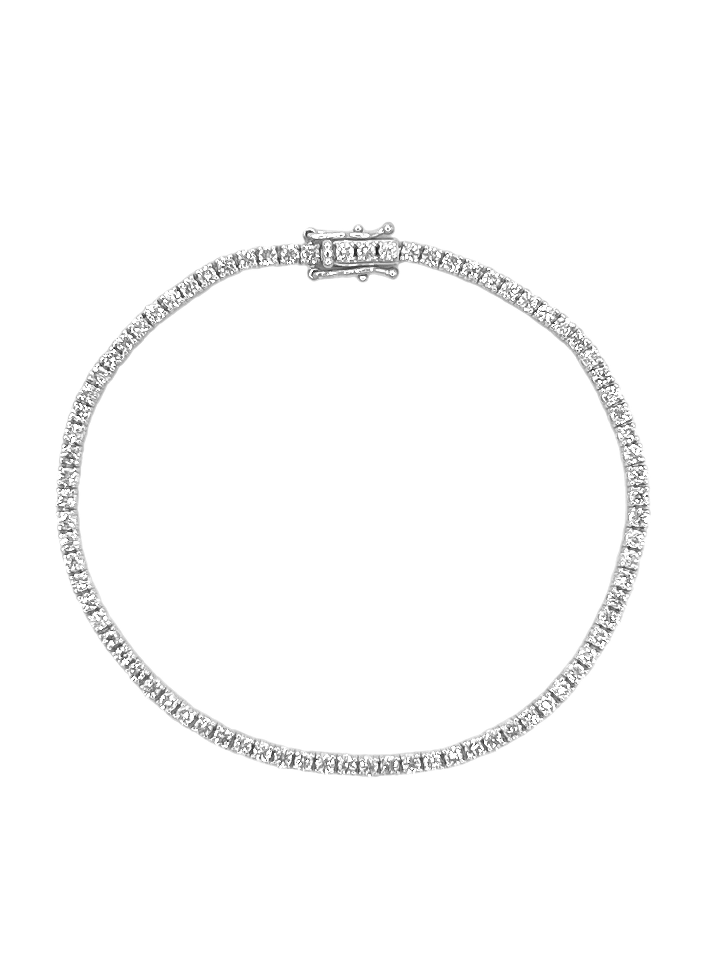 Tennis Armband Weißgold