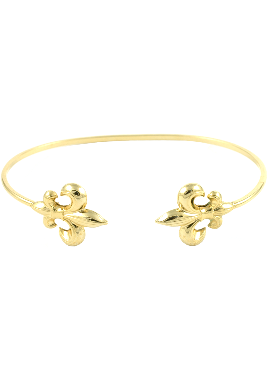 Armreif 'Fleur' vergoldet