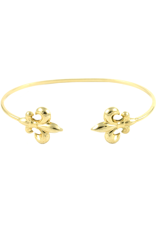 Armreif 'Fleur' vergoldet