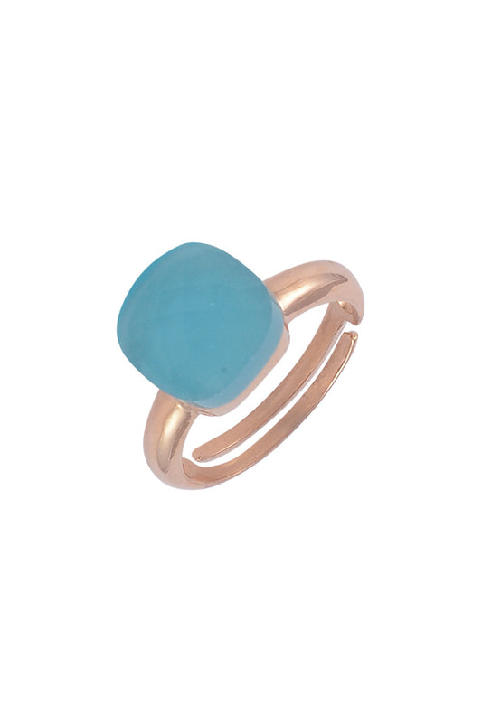 Ring mit Schmuckstein türkis