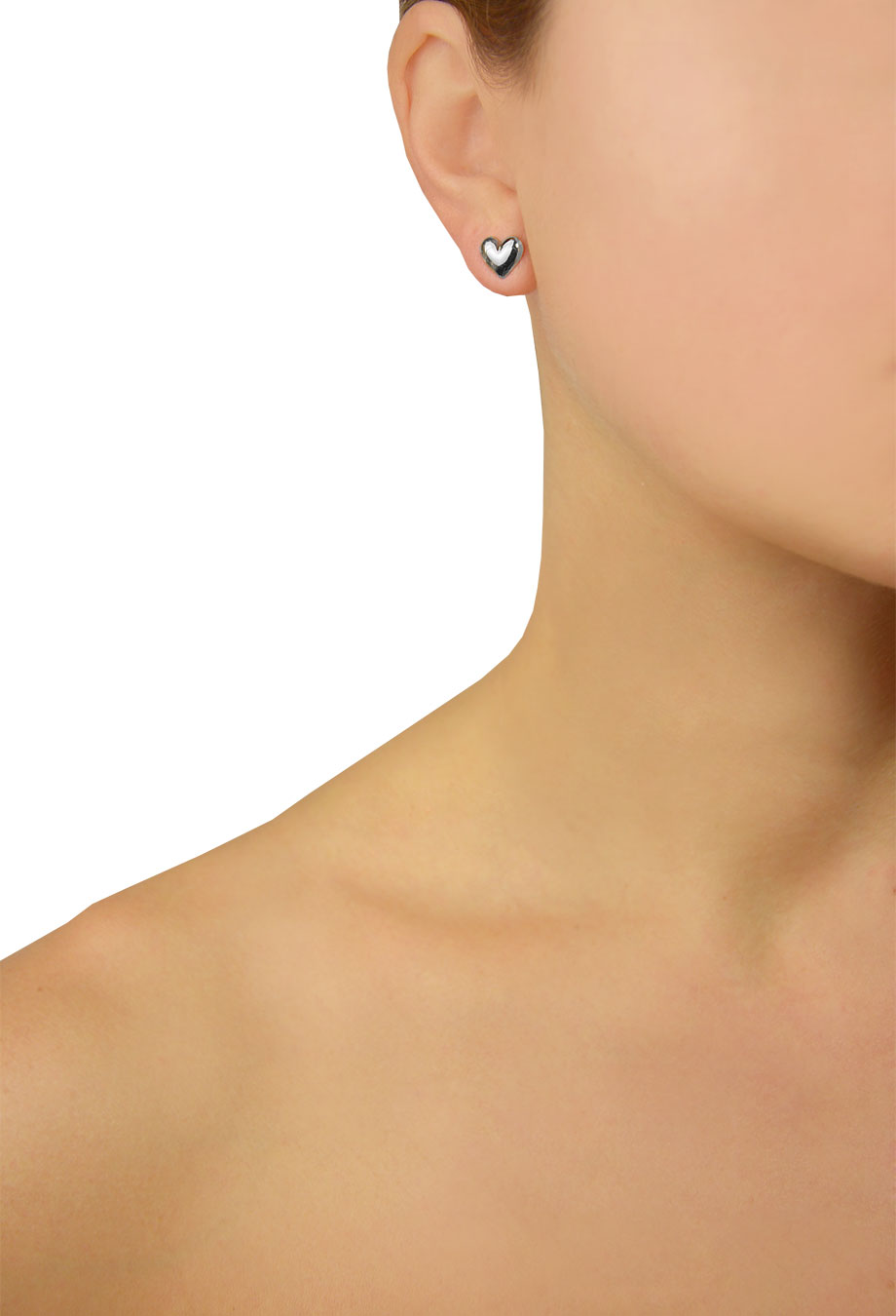 Ohrstecker 'Herz' Silber