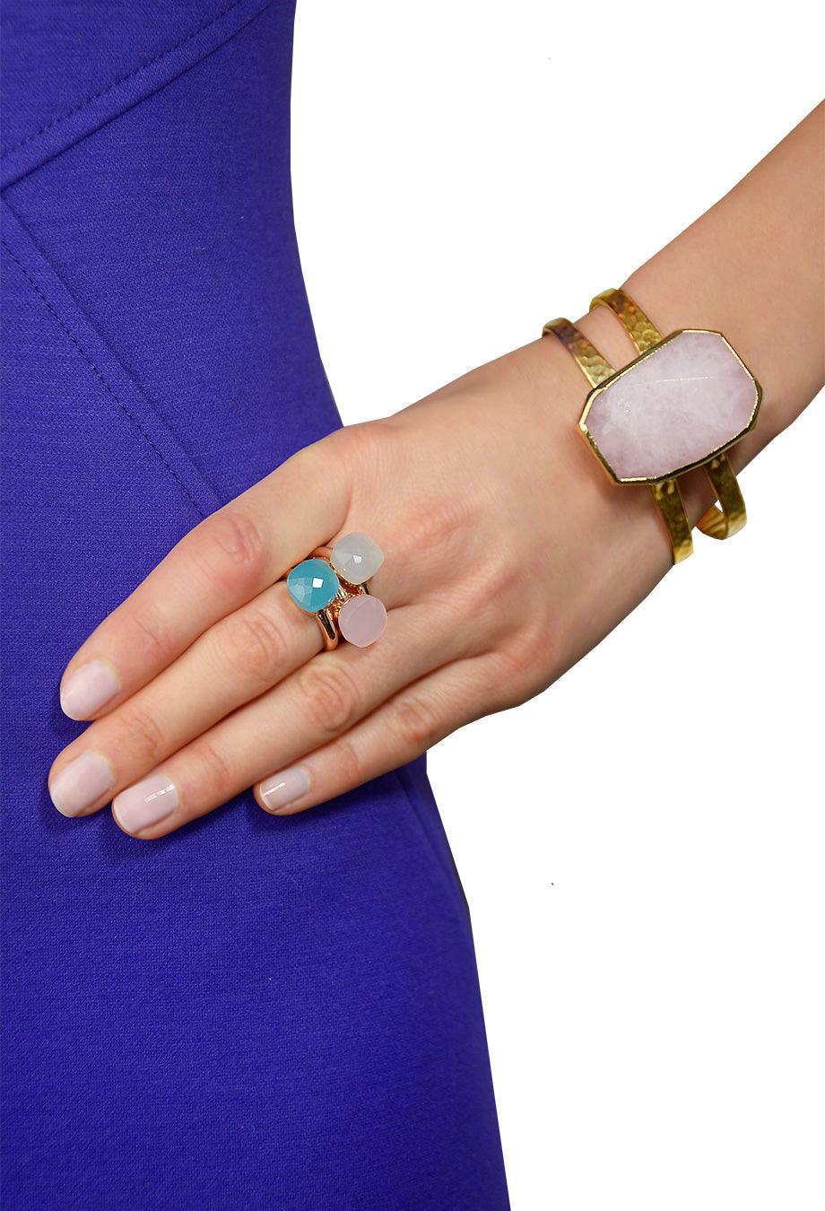 Ring mit Schmuckstein türkis