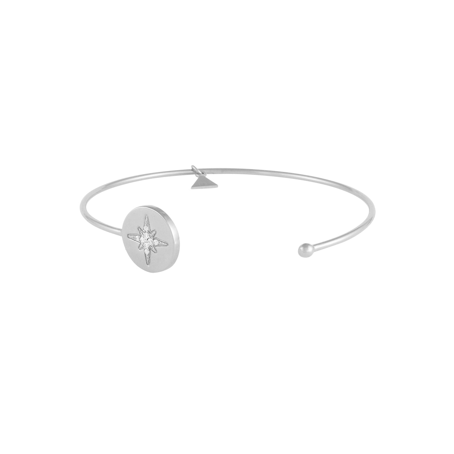 Armreif 'Astral Star' Silber mit Zirkonia