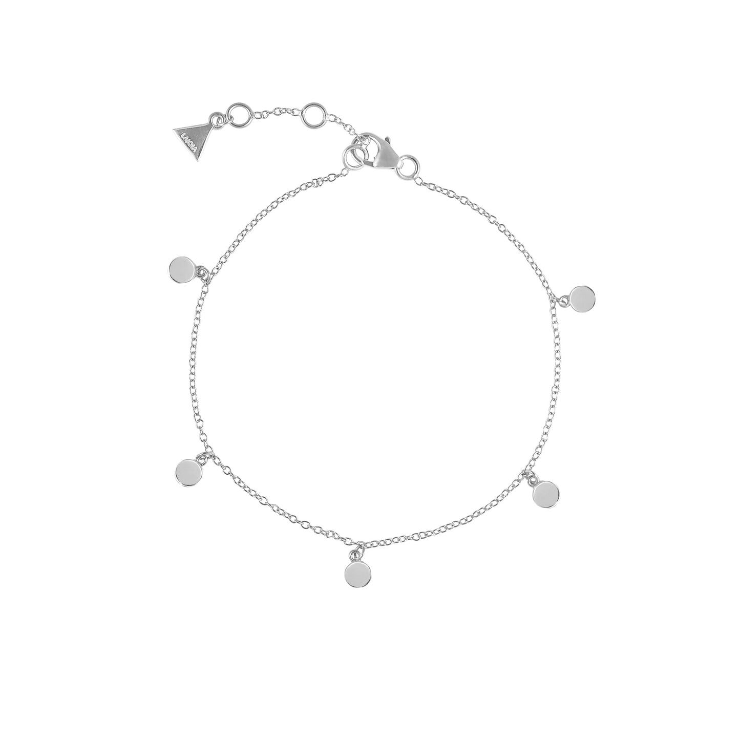 Armband 'Lovely Discs' Silber