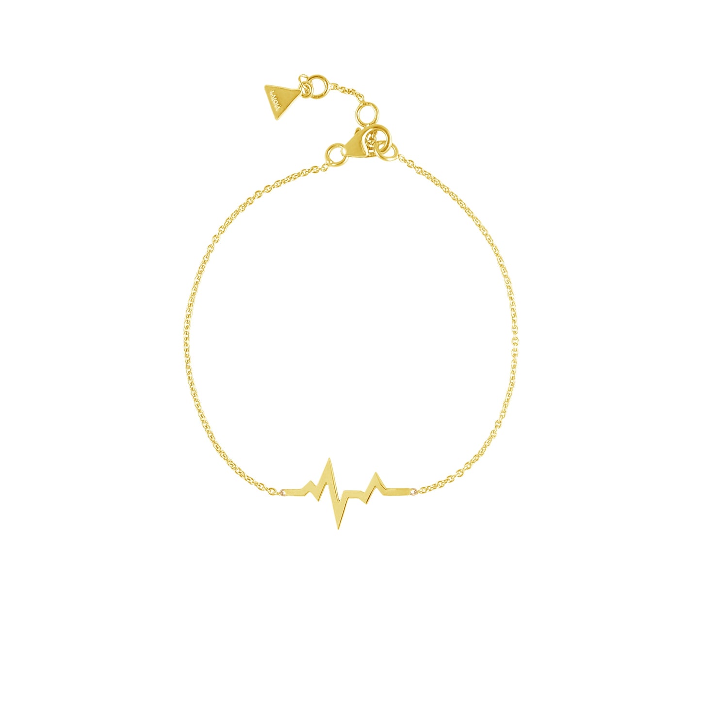 Armband 'Heartbeat' Silber vergoldet