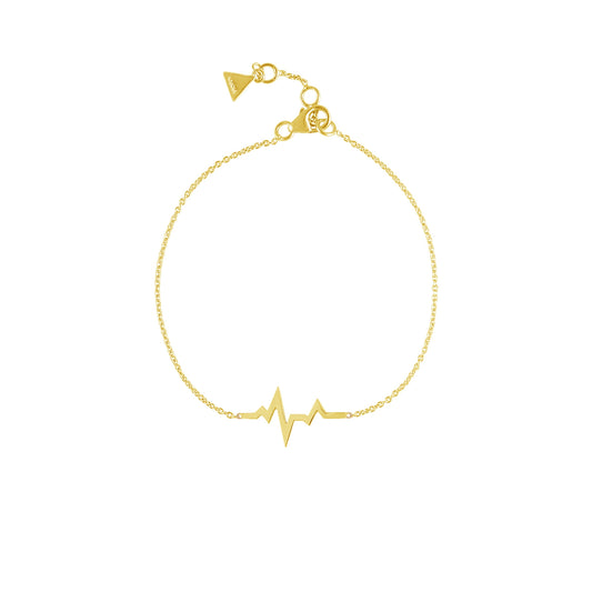 Armband 'Heartbeat' Silber vergoldet