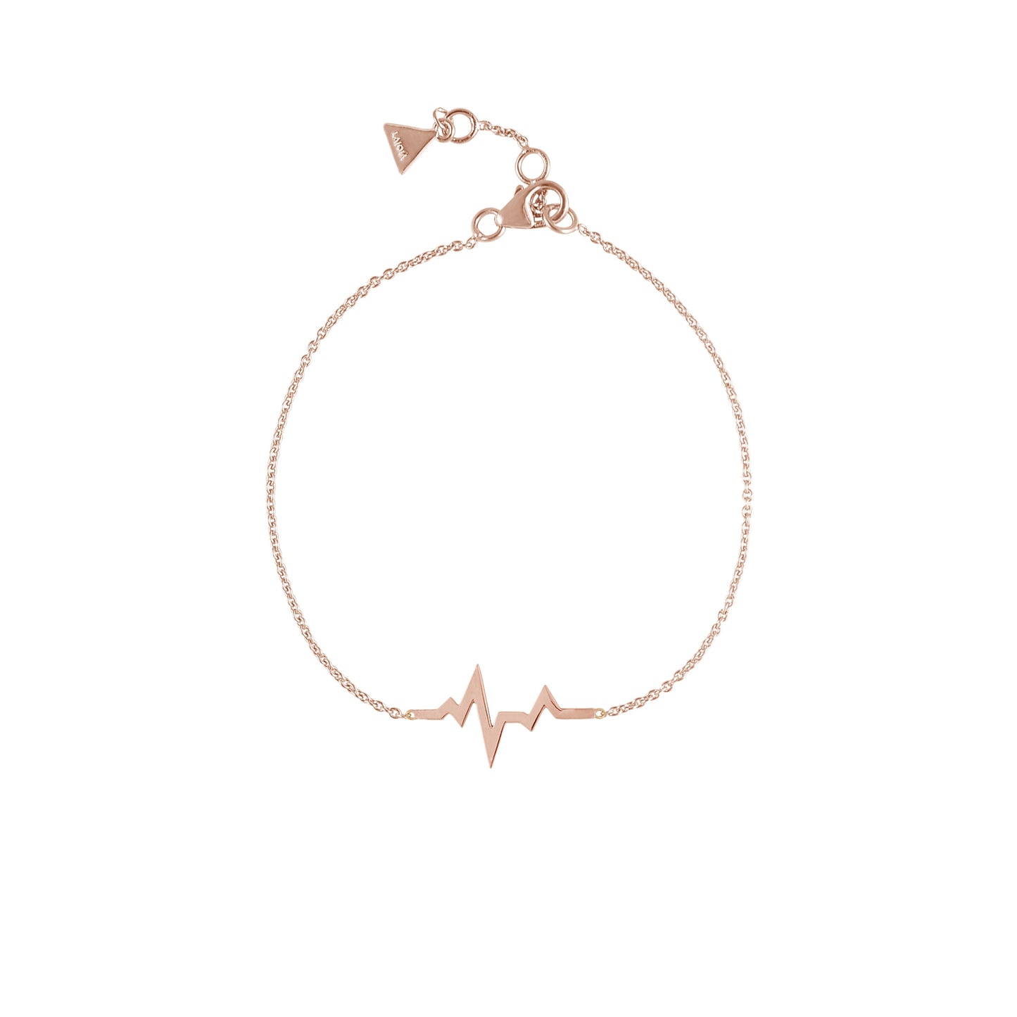 Armband 'Heartbeat' Silber rosé vergoldet