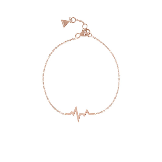 Armband 'Heartbeat' Silber rosé vergoldet