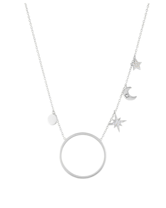 Halskette 'Midnight' Silber