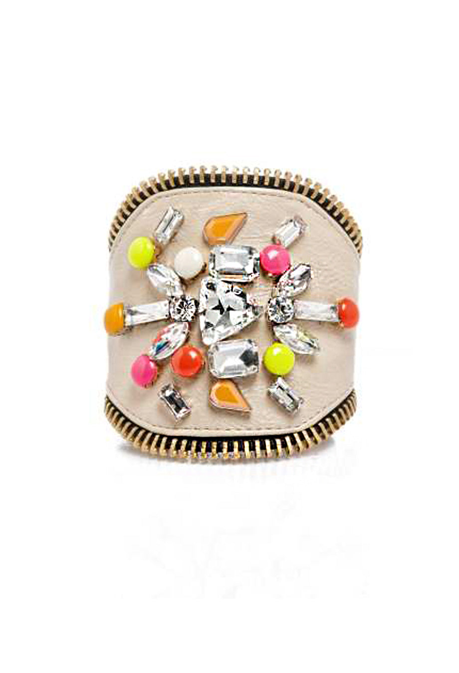 Armband 'Joy' beige neon