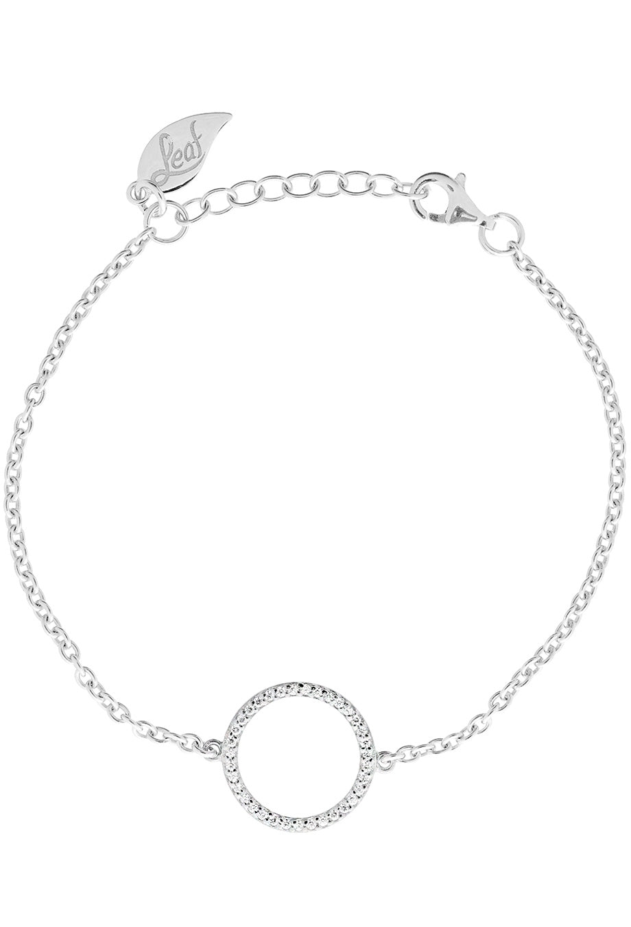 Leaf Armband Circle of Life silber rhodiniert