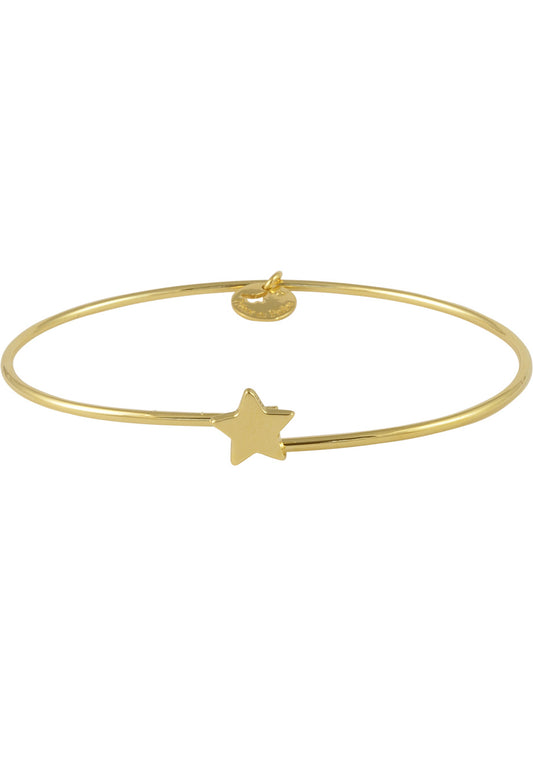 Armspange 'Stern' vergoldet