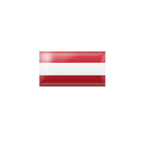 Brillen Aufkleber 'Square Flag' Österreich