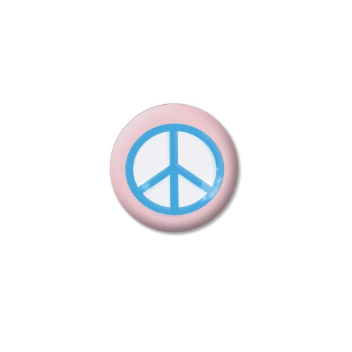 Brillen Aufkleber 'Inner Circle Peace' rose blue