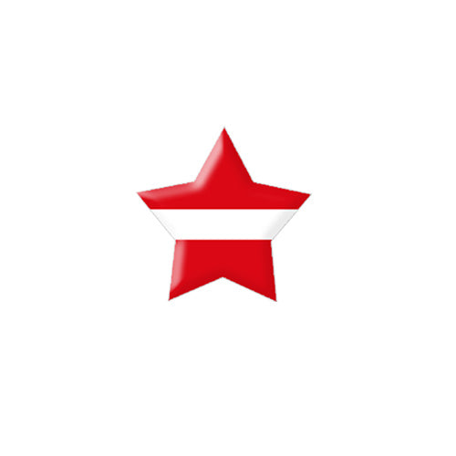 Brillen Aufkleber 'Star Flag' Österreich
