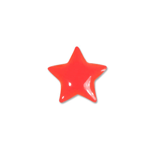 Brillen Aufkleber 'Star' Kiss red