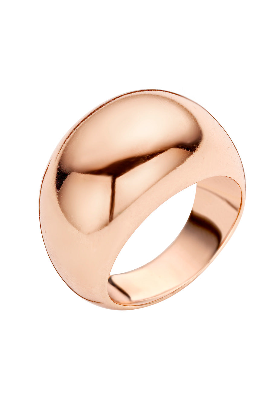 Cocktail Ring 'Simple Rosé' rosé vergoldet