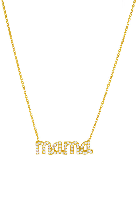 Kette 'Mama' vergoldet