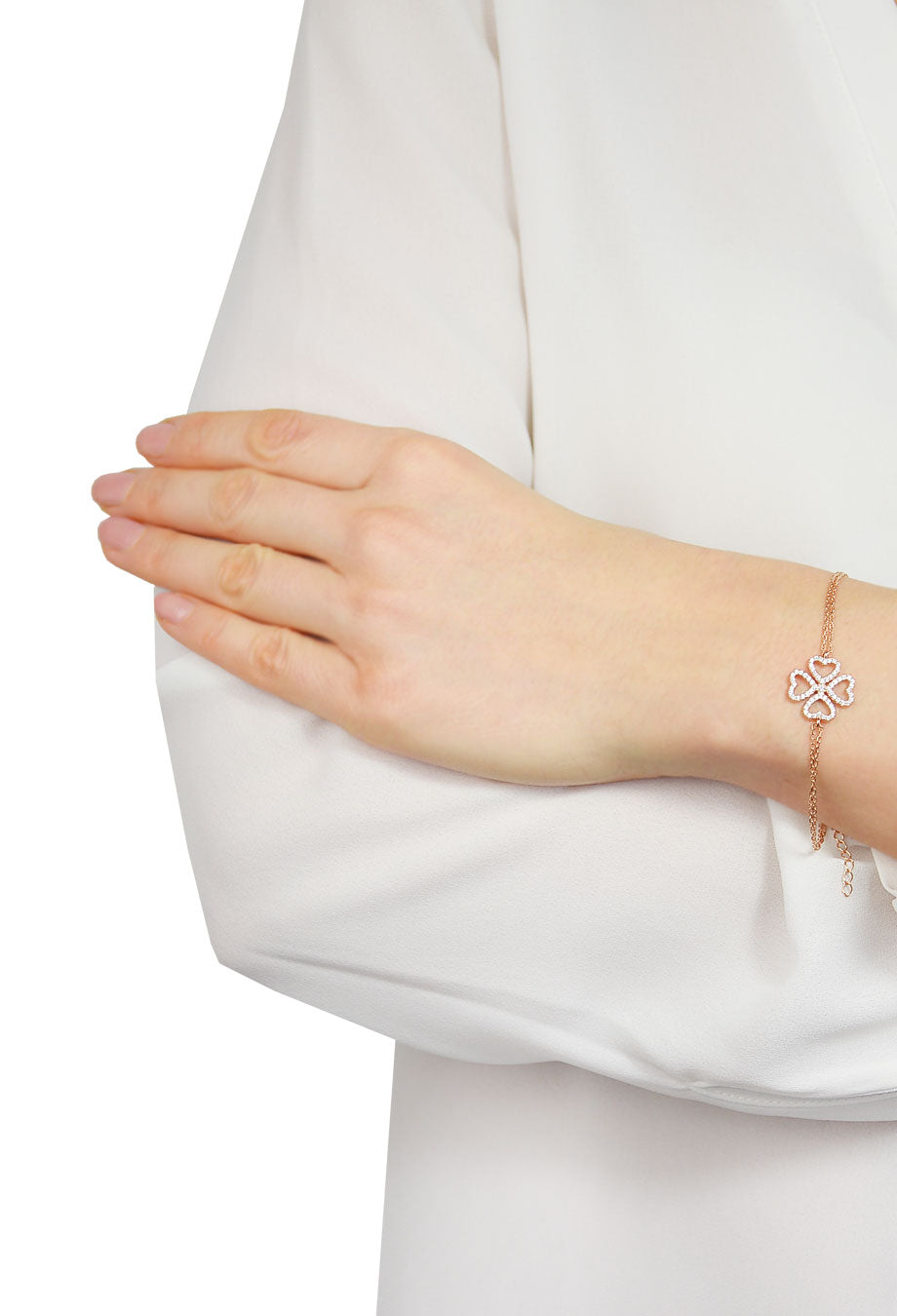 Armband 'Lucky Kleeblatt' Silber