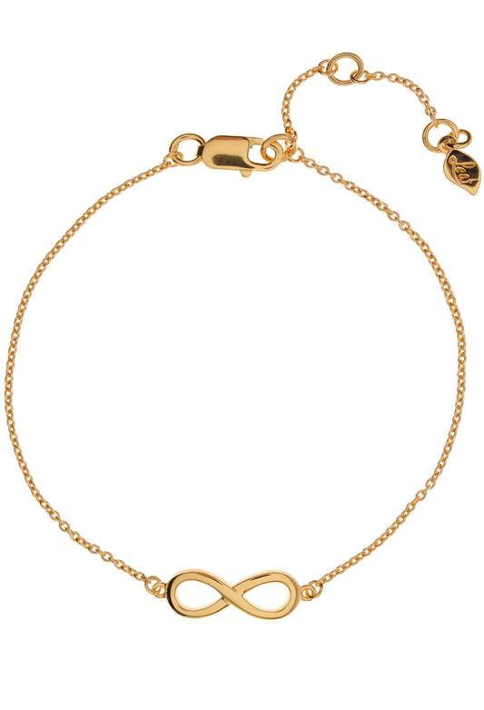 Leaf Armband 'Infinity' vergoldet