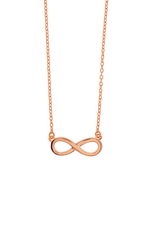 Leaf Halskette 'Infinity' rosé vergoldet