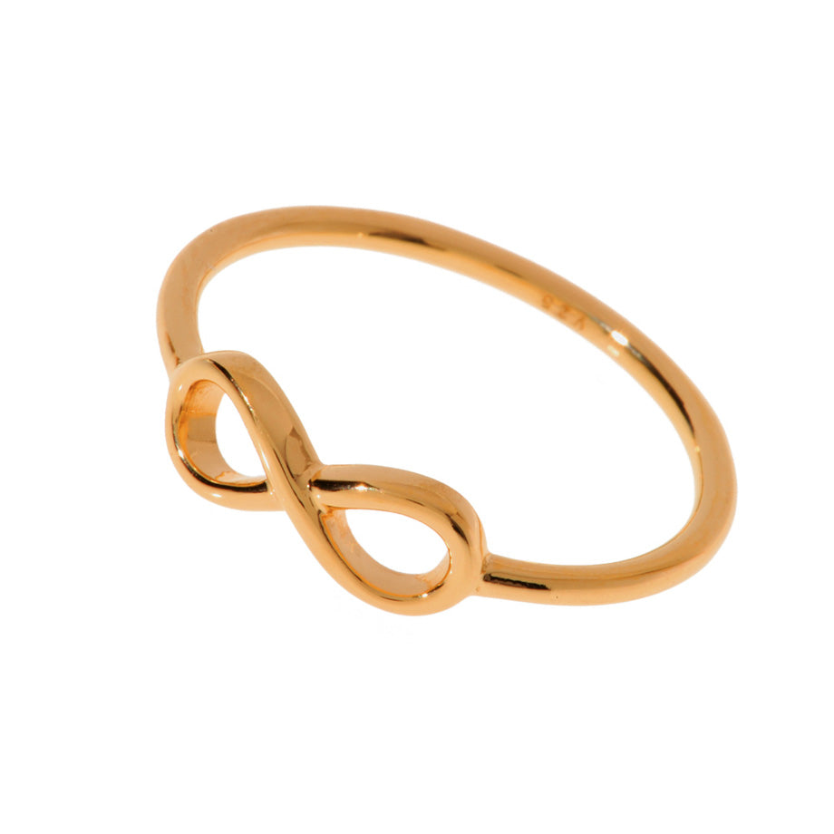Leaf Ring 'Infinity' rosé vergoldet