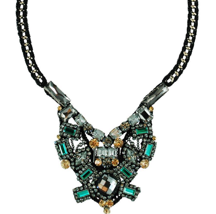 Halskette 'Katherine' multi-kristall