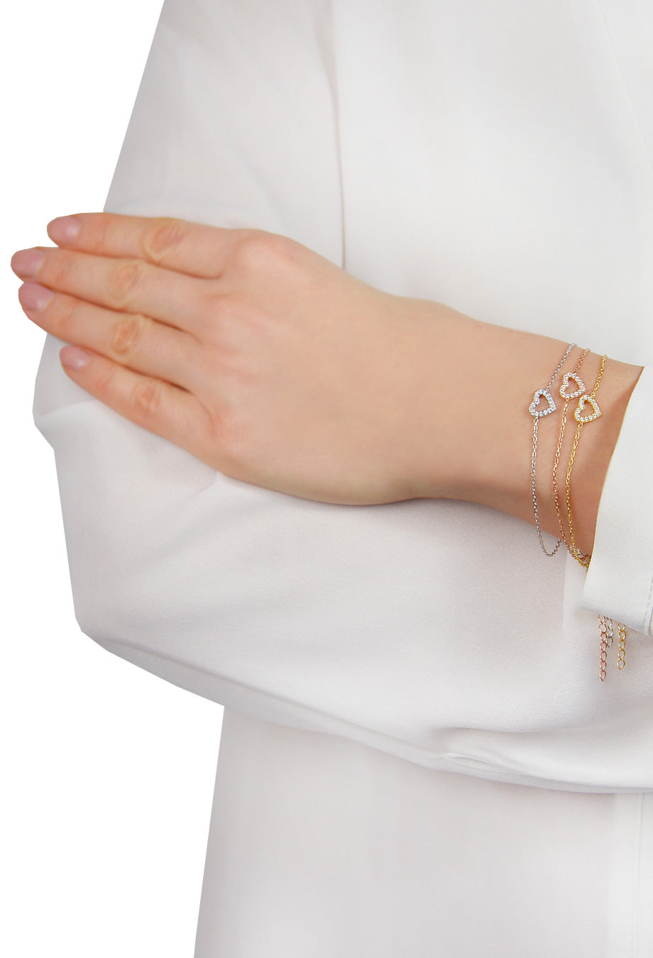 Armband 'Herz' vergoldet