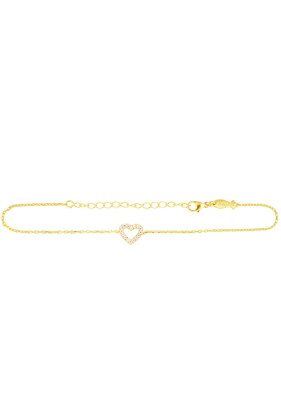 Armband 'Herz' vergoldet