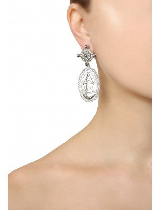 Ohrring 'Madonna' silber