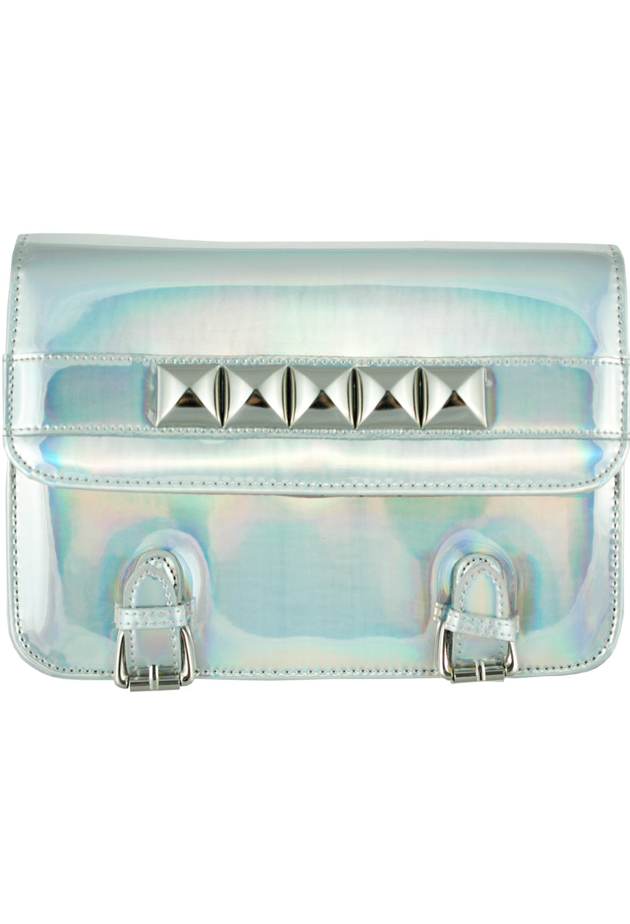 Umhängetasche 'Galaxy' silber-metallic
