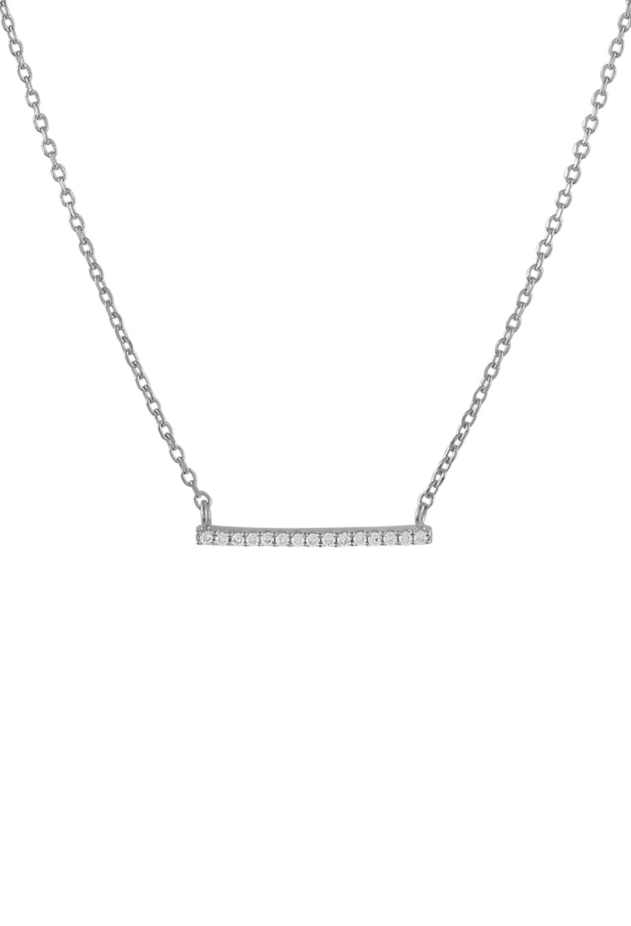 Leaf Halskette 'Bar' silber