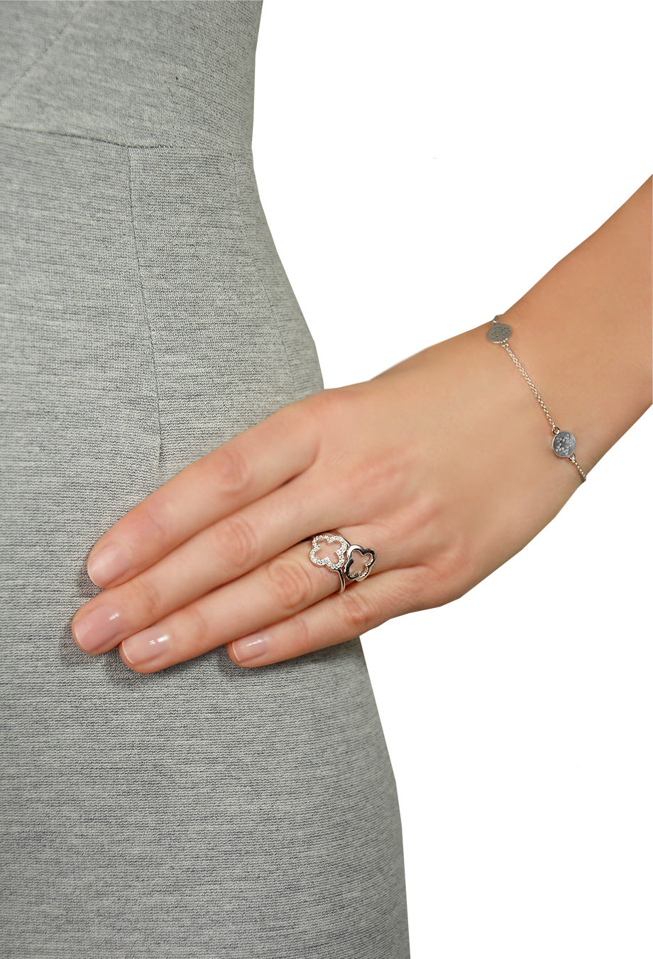 Leaf Ring Basic Silber vergoldet