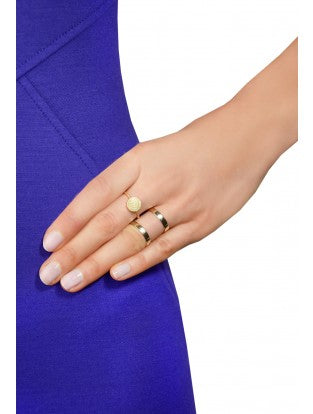 DOUBLE RING VERGOLDET