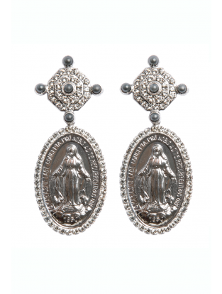 Ohrring 'Madonna' silber