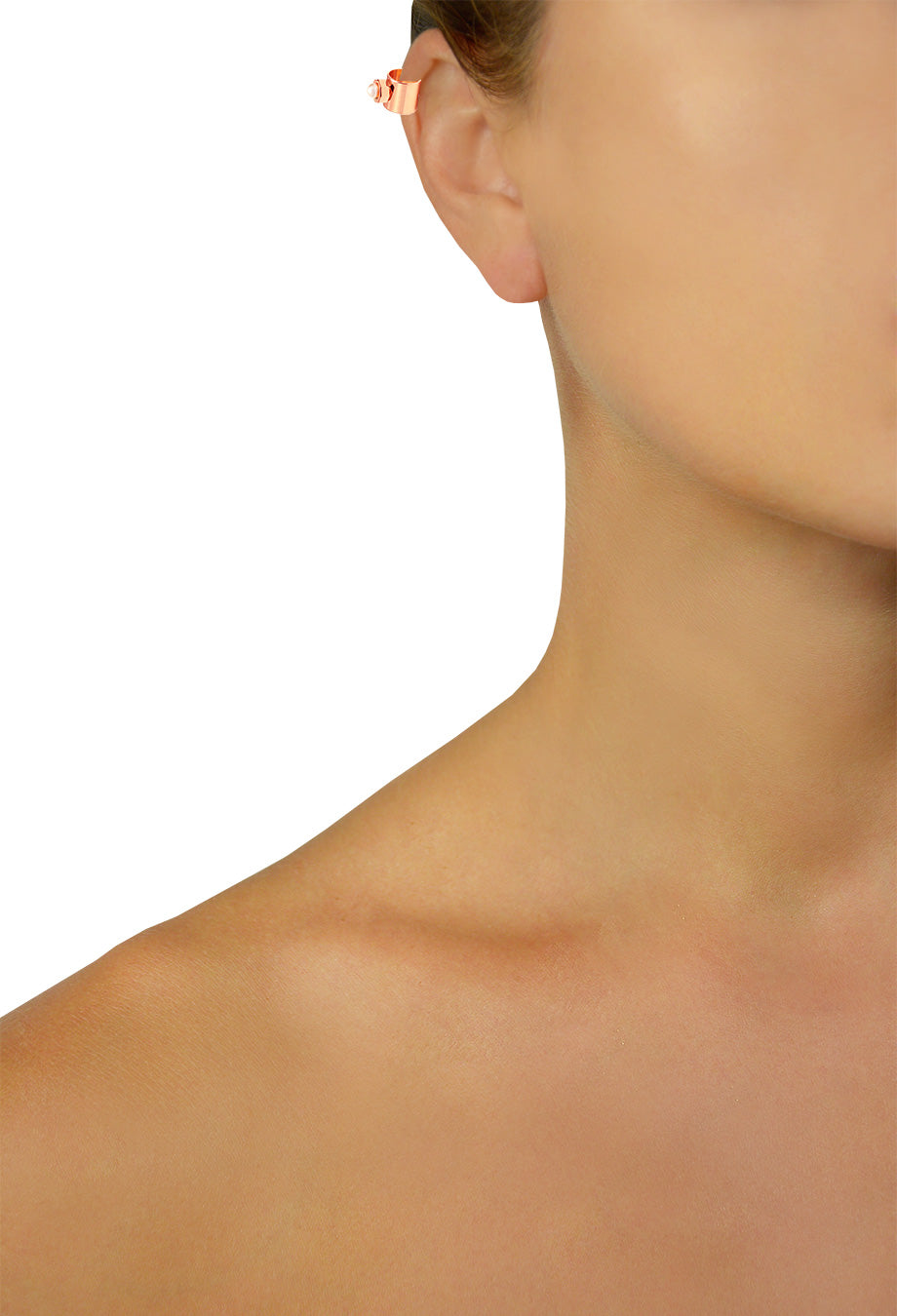 Maria Francesca Pepe Ear Cuff mit Perle rosé