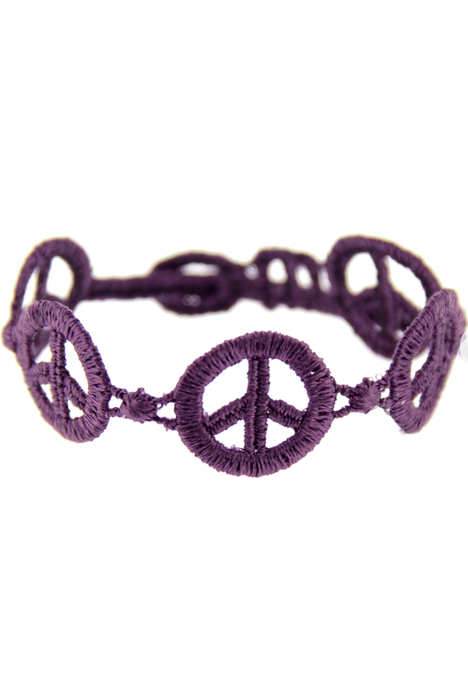Armband 'Peace' violet