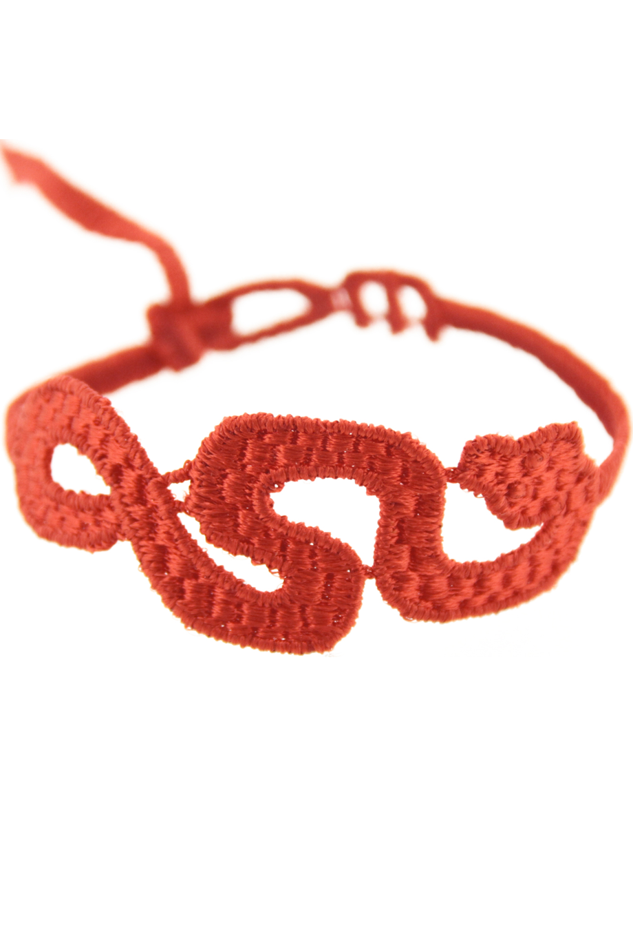 Armband 'Schlange' rot