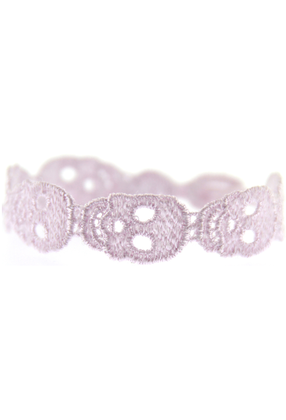 Armband 'Totenkopf' flieder