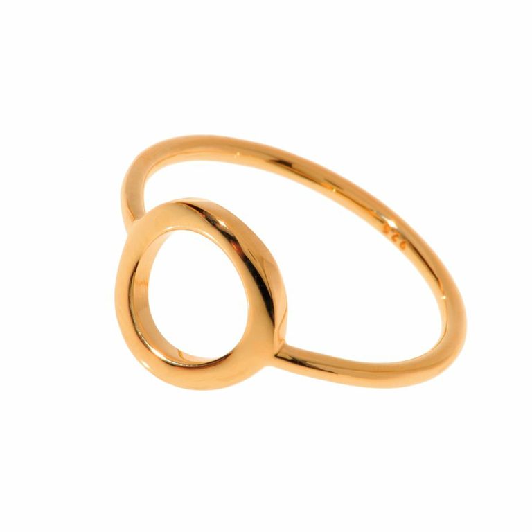 Leaf Ring 'Circle of Life' rosé vergoldet