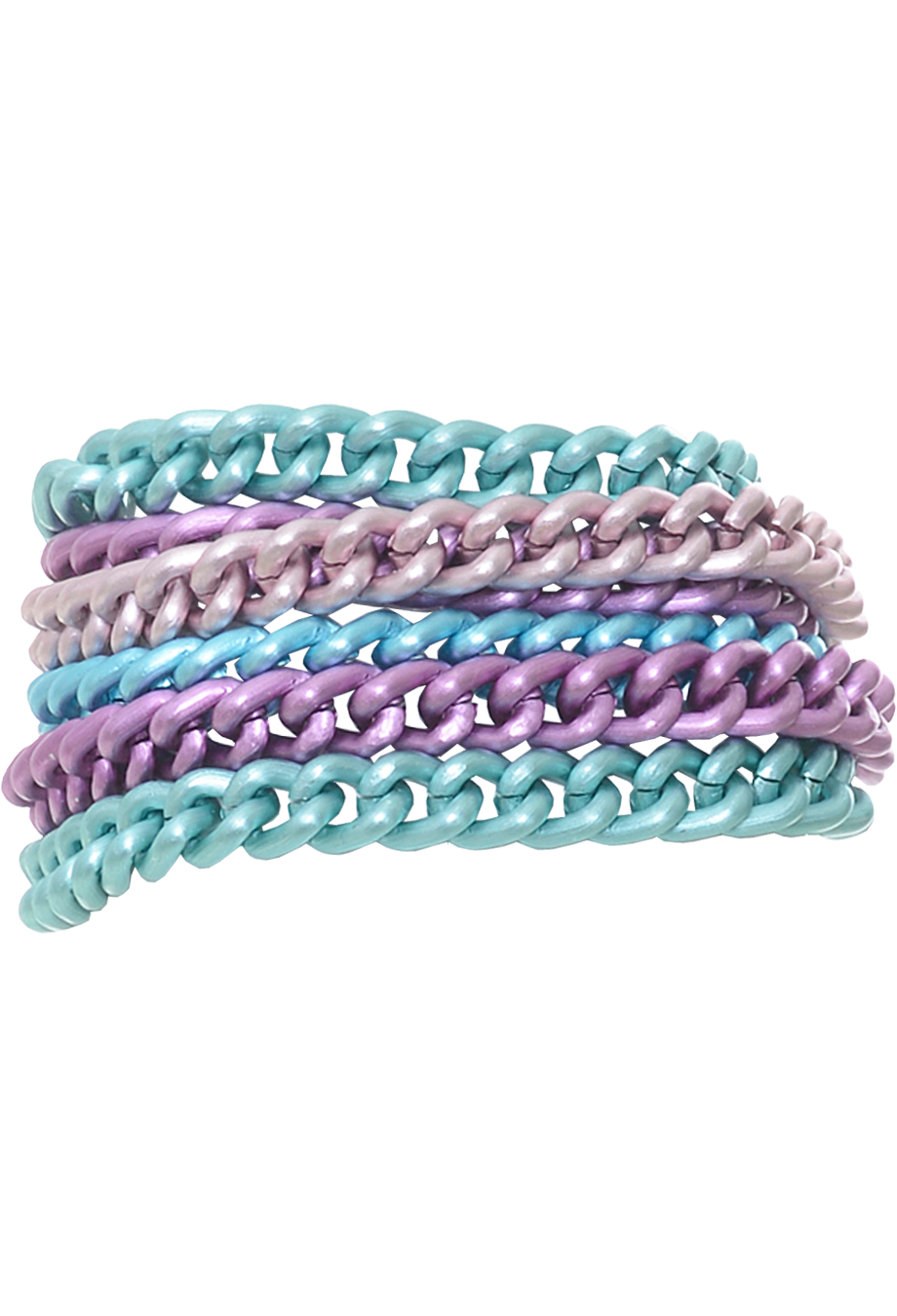 Armband 'Want it' lila türkis