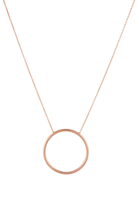 Halskette 'The Circle of Life' rosé vergoldet