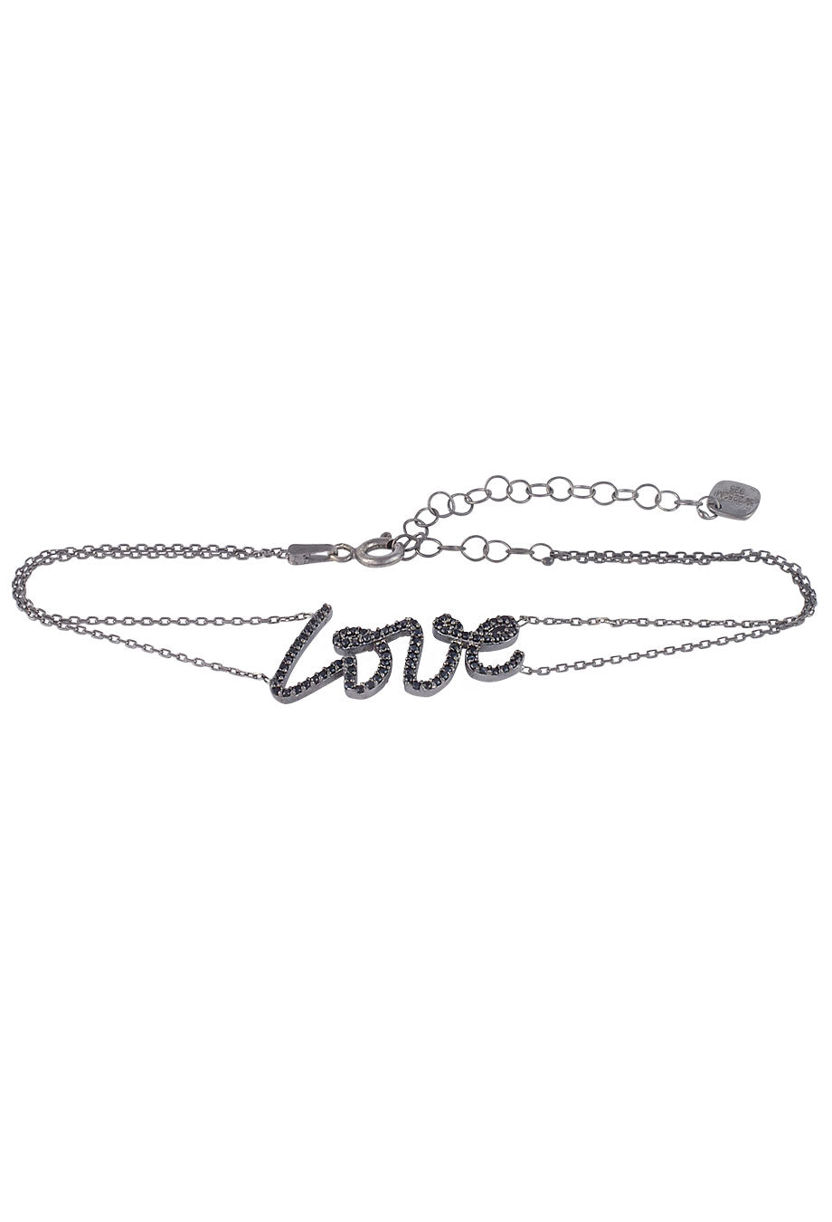Armband 'LOVE' schwarz