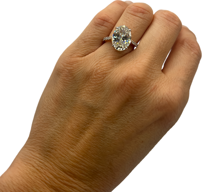 Verlobungsring Oval Roségold
