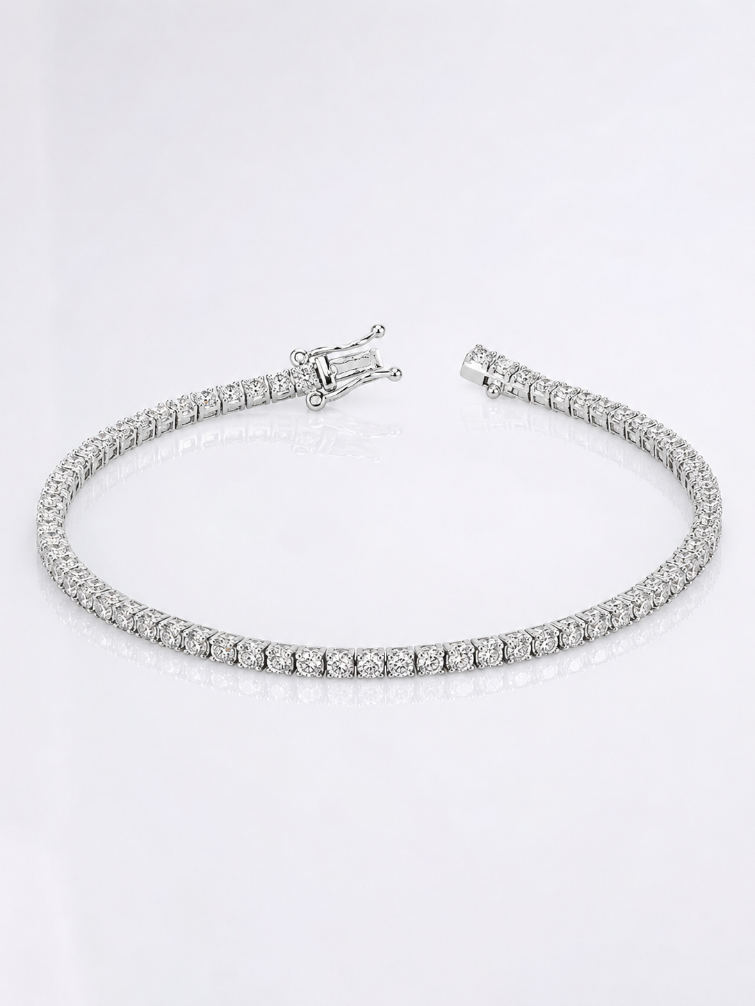 Tennis Armband Weißgold