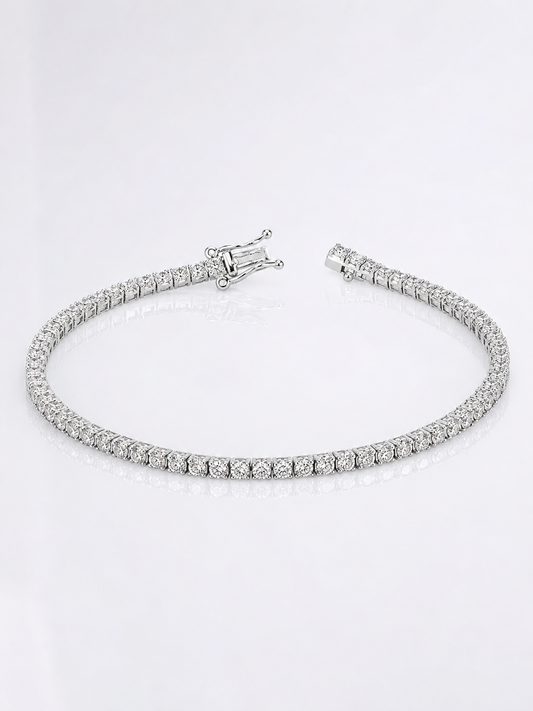 Tennis Armband Weißgold