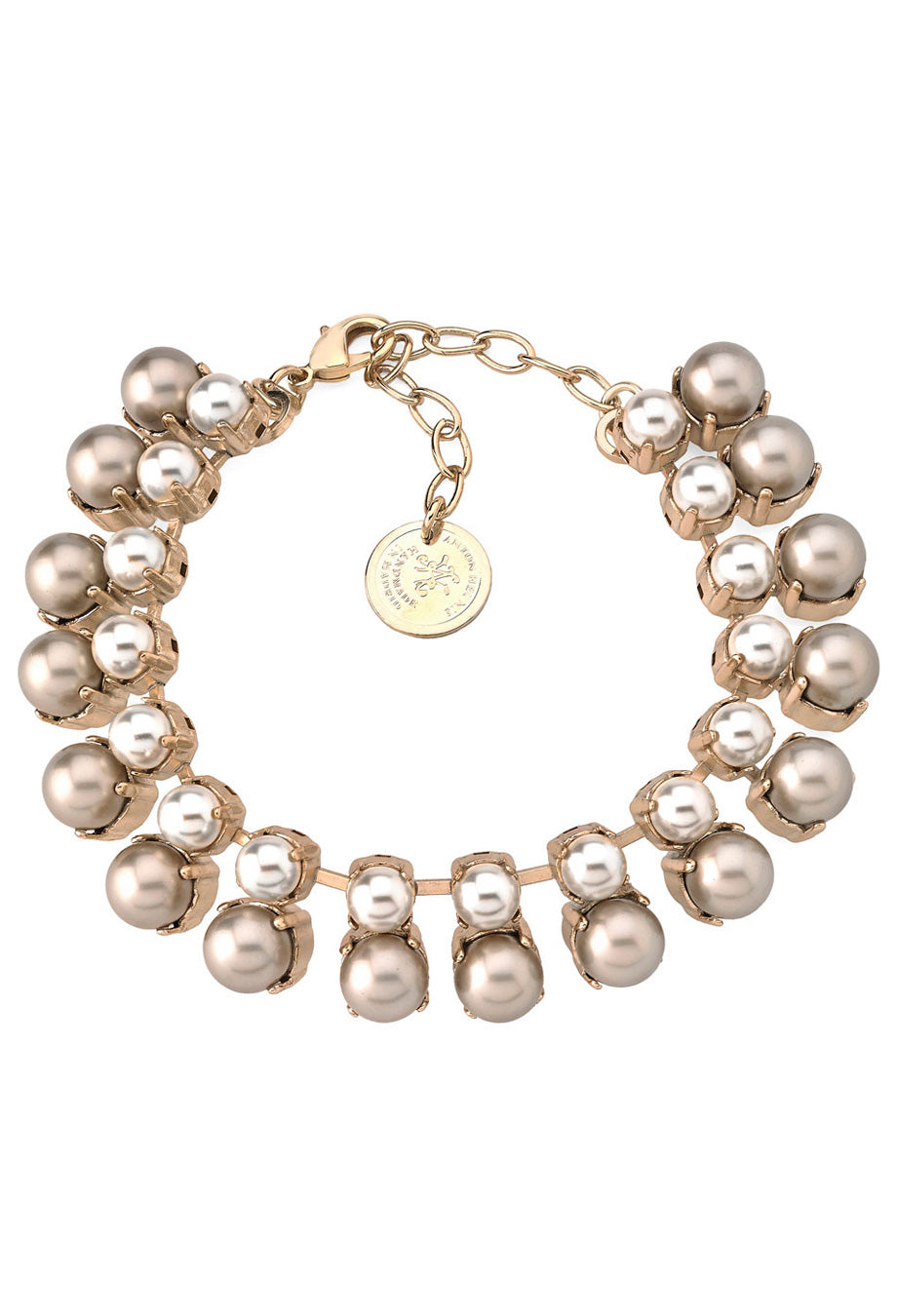 Armband 'Multi Pearl' cream