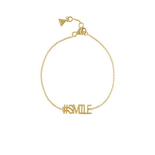 Armband '#SMILE' gold