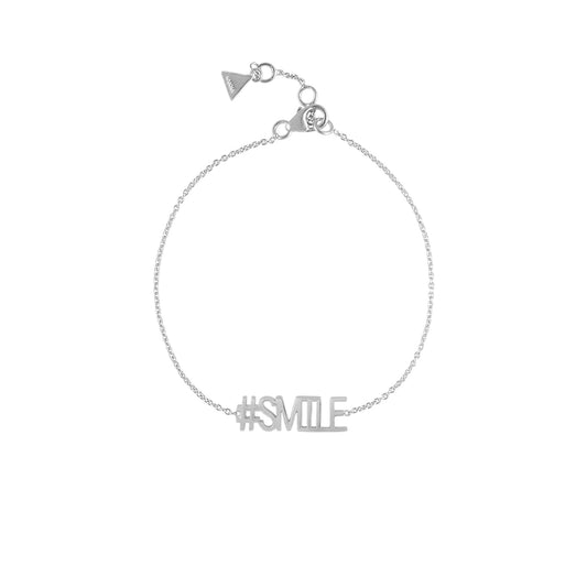 Armband '#SMILE' silber